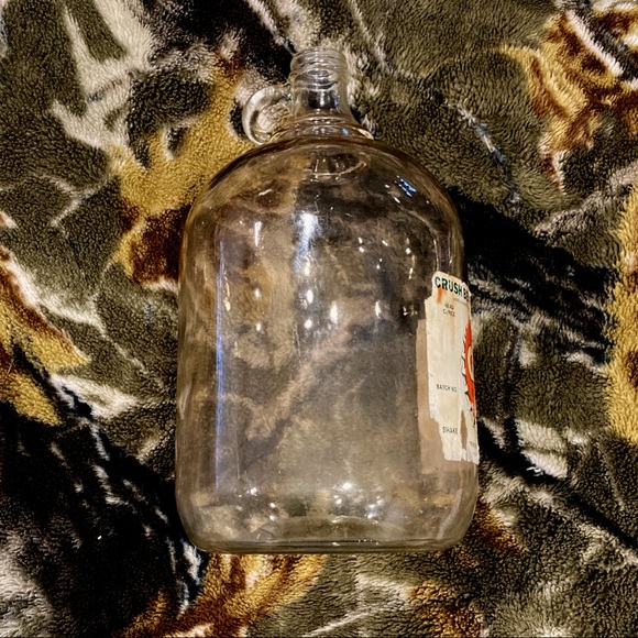 Vintage 1 gallon crush soda syrup jug - Picture 2 of 3